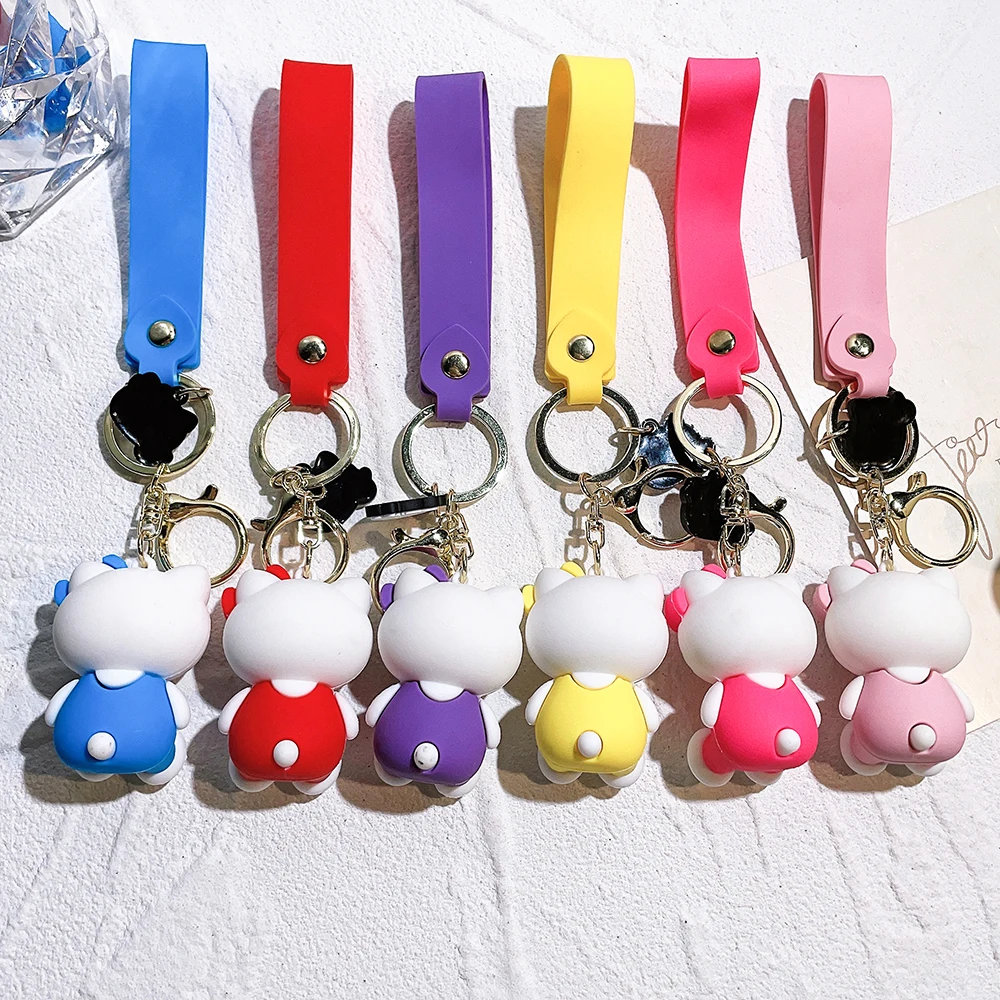 High-Grade Car Key Decoration Ring Small Fresh Keychain Pendant