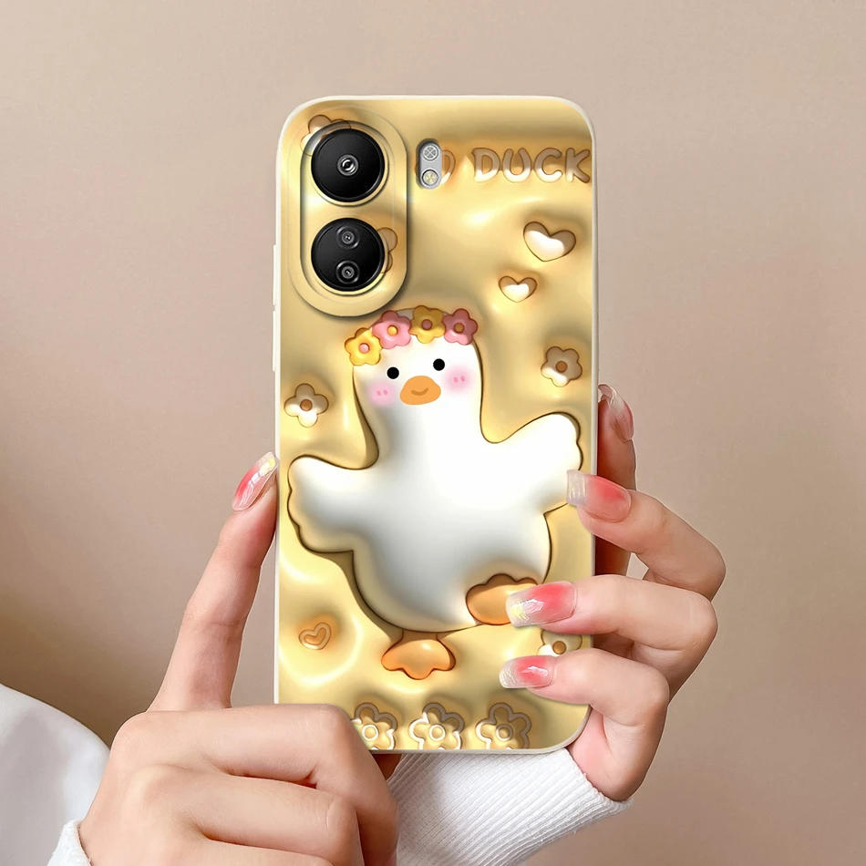 Floral Print Full Protection Soft Silicone Phone Case