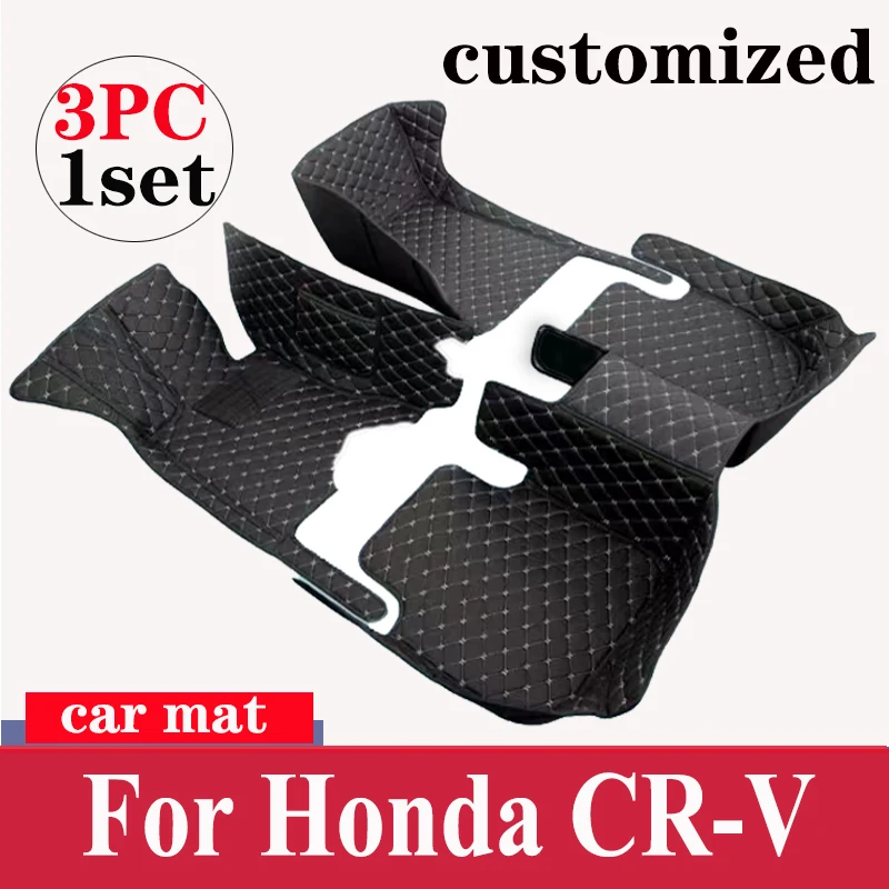 LHD Car Floor Mats For Honda CRV CRV 2011 2010 2009 2008 2007 Auto