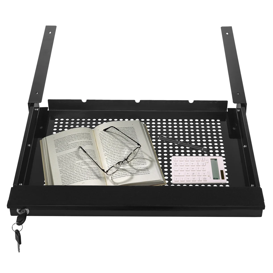 Under Desk Sliding Pull-out Drawer Organizer