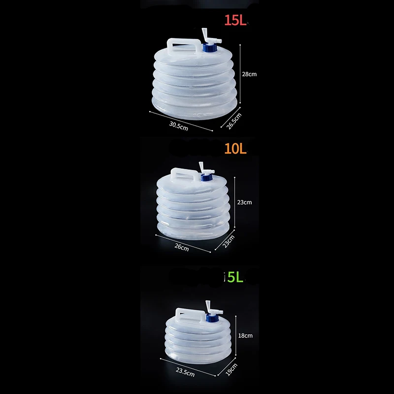 Folding Water Bucket Outdoor Portable Large Capacity Storage Handheld water bucket
