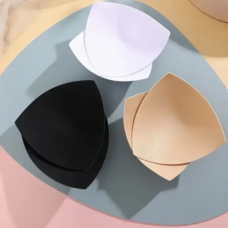 Bra Pads Inserts 2/20PCS Triangle Sponge Push Up Bra Pads Set Women Invisible Insert Swimsuit Bikini Breast Enhancers Chest Cup Pads