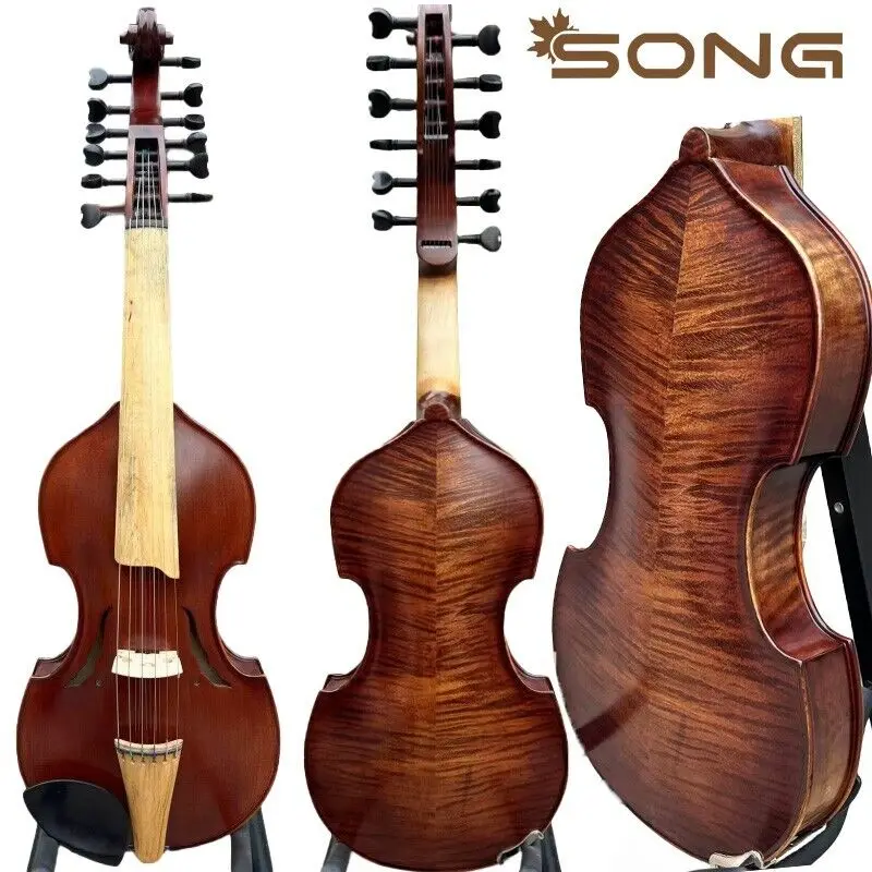 Hand-Carved-16-Viola-d-More-6-play-strings-6-Sympathetic-strings-Big ...