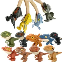 Jurassic Finger Dinosaur  Tyrannosaurus Model Toys for Kids Finger Biting Dinosaurs Movable Joints Dinosaur Toy for Boy Gift 1