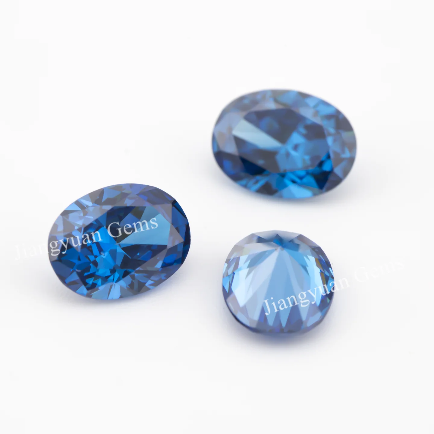 3x5~10x12mm ovale Form Zirkonia synthetische Edelsteine 5A lose CZ Steine grün meer blau Kaffee Rhodolith Tansanit Farbe – Detail 15