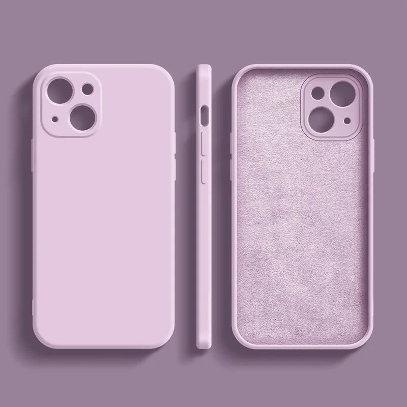 Vibrant Liquid Silicone Luxury Phone Case - Soft Back Cover