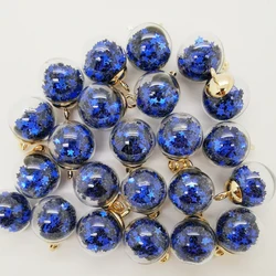 Enhanced Mini Glass Bottles with Star Pendants for Jewelry Making, Set of 10 (14)