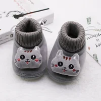 Winter Newborn Baby Girls Winter Boots Cartoon First Walkers Soft Soled Infant Toddler Kids Girl Footwear Shoes Booties 1