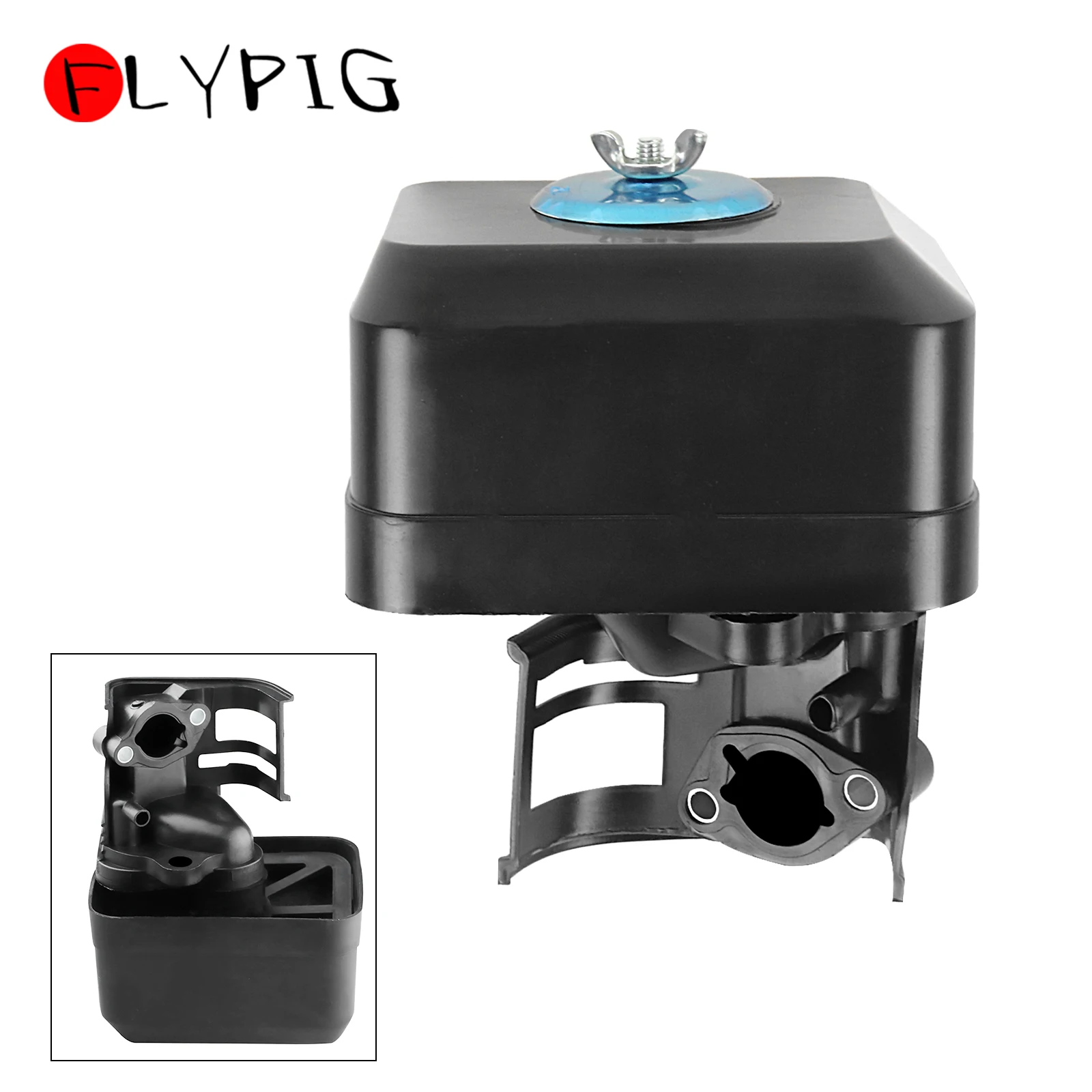 Корпус очистителя воздушного фильтра в сборе с комплектом элементов для двигателя Honda GX160 GX200 GX140 5.5HP 6.5HP