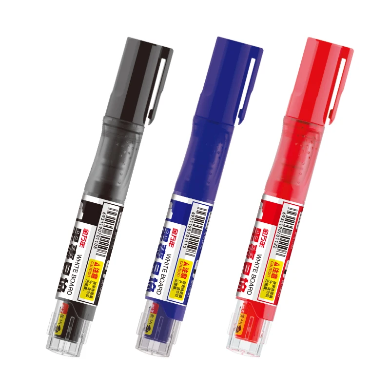 Jumbo Erasable Whiteboard Marker Pen Refillable Dry-Erase Ink for Office School Student