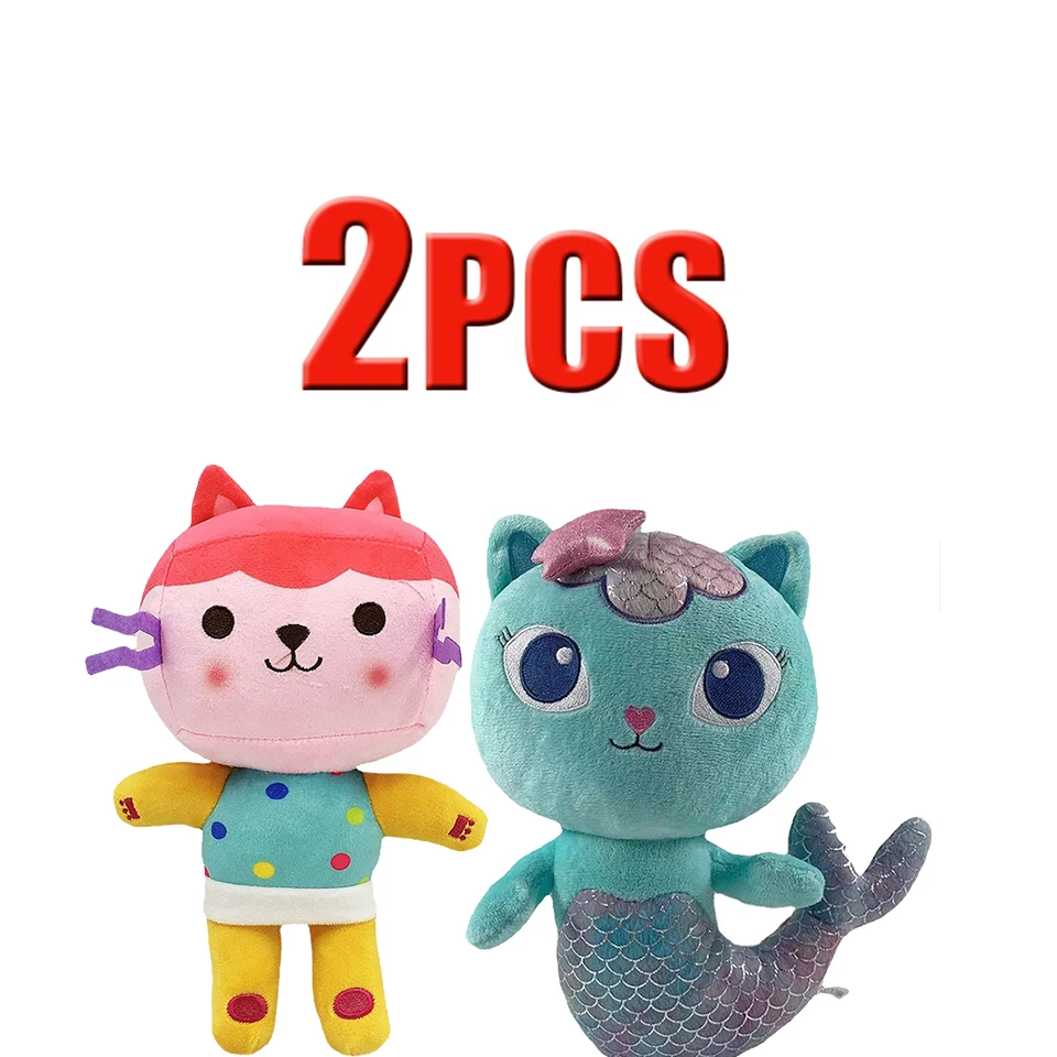thumbnail image 1 of Animals Plush Gabby Dollhouse Lovely Plush Gaby Toy Plush House Cat Doll Cartoon Stuffed Animals Mermaid Cat Plushie Dolls Kids, 1 of 5