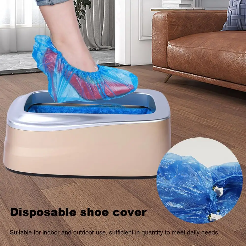 

100Pcs Shoe Cover Stain-Proof Disposable Shoe Protective Covers T-shaped Buckle Foot Covers for Home Office Factory
