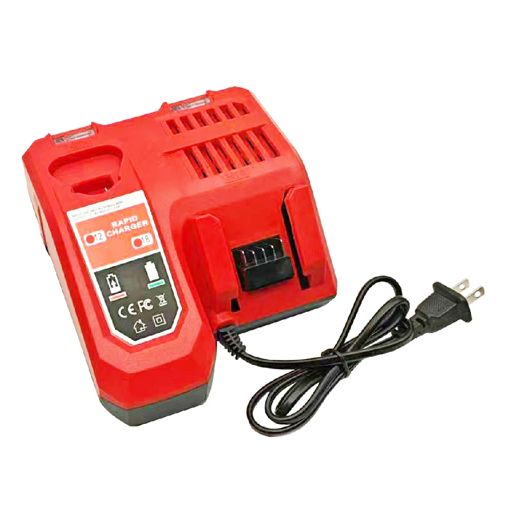 Werkzeugteile für Milwaukee 12V 14,4V 18V Lithium-Batteriegehäuse für M12 für M14 für M18 für M12B2 für M14B4 48-11-1840 Ladegerät – Detail 4