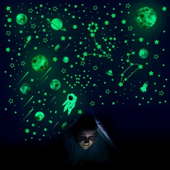 Glow in the Dark Space Wall Stickers 1