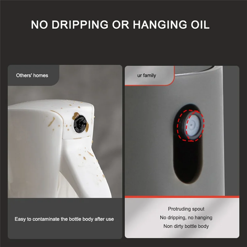 250ML Edible Oil Versatile Refillable Sprays Bottles Rust-Proof Olive Oil Mister For Air Fryer Grilling Baking