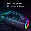 AOSIBAO 60W Bluetooth Subwoofer IP67 Waterproof Outdoor Speaker 10000mAh Portable Speakers Wireless Camping 120 Decibel Volume 1