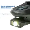 Electric Wheelchair Light 3 Pin XLR Head USB Charging Adjustable Angle LED Power Wheelchair Lighting Controller 2