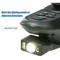 Electric Wheelchair Light 3 Pin XLR Head USB Charging Adjustable Angle LED Power Wheelchair Lighting Controller 2