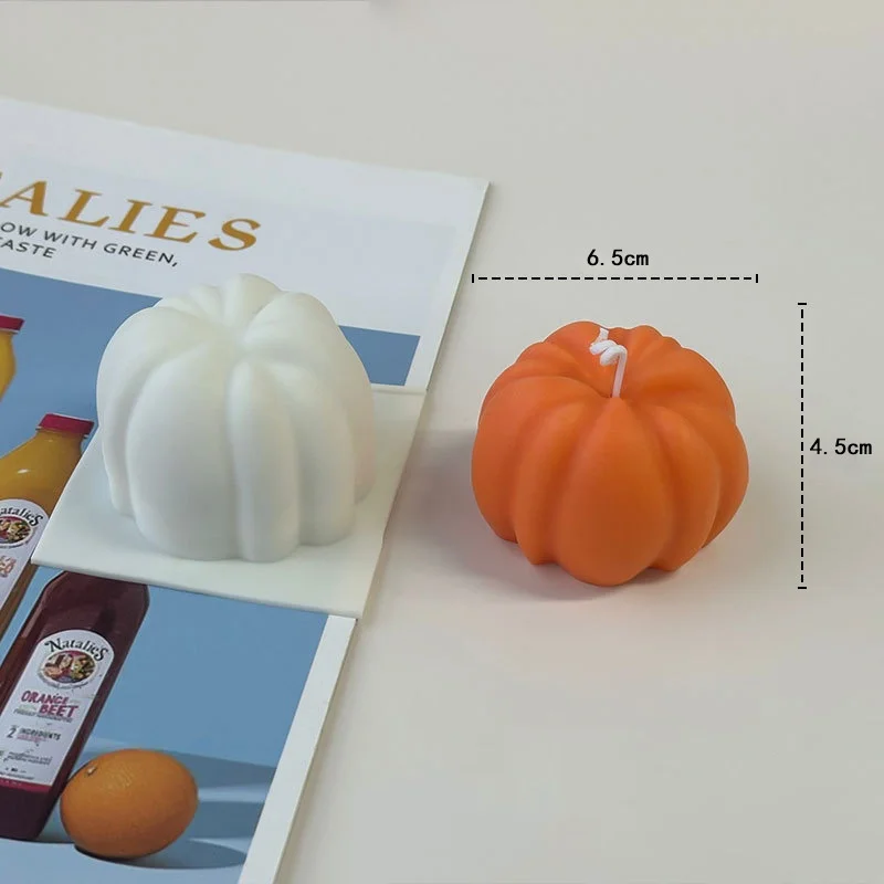 Kürbis Silikonform 6-fach - Halloween Backform Für Kerzen & Küche