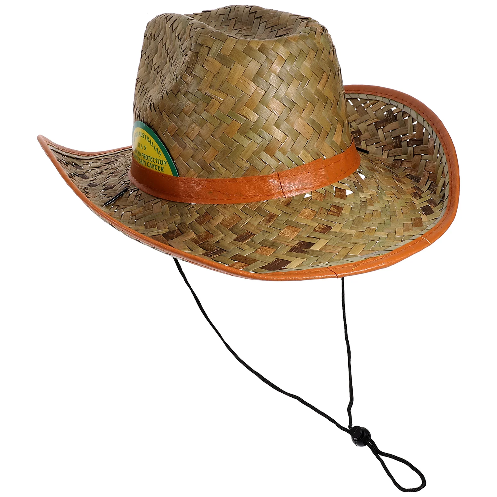 

Соломенная пляжная шляпа с широкими полями для мужчин