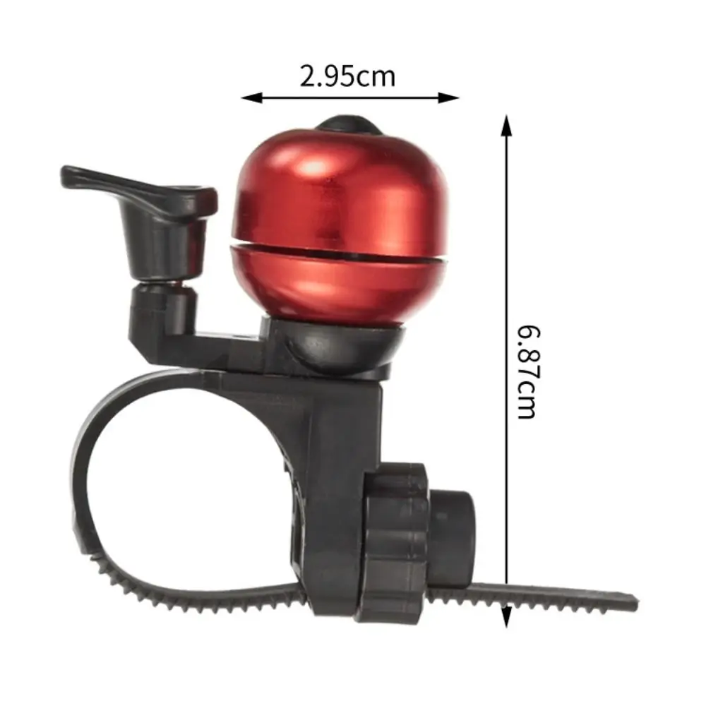 Durable Aluminum Alloy Bicycle Alarm Bell Black Red Blue Gold Lightweight Retro Bells Loud Horn