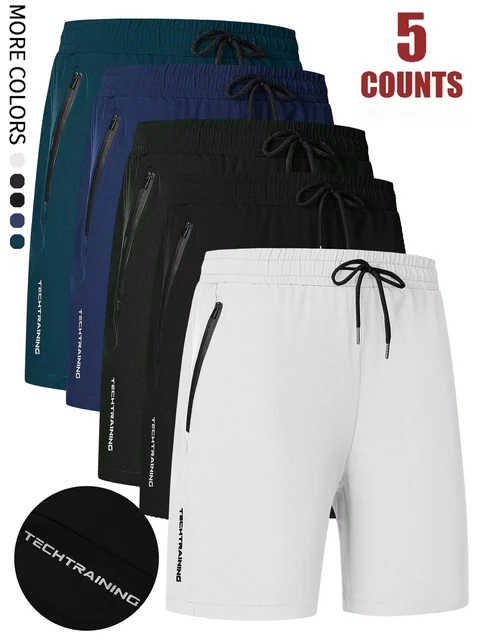 Men's Five-Piece Shorts, Sports, Fitness, Swimming, with Zipper Pockets, Quick-Drying, Casual, Breathable, Drawstring Shorts, Suitable for Summer Outdoor Sports, Fitness Training, Home Leisure, Beach Vacation 3 Men's Five-Piece Shorts, Sports, Fitness, Swimming, with Zipper Pockets, Quick-Drying, Casual, Breathable, Drawstring Shorts, Suitable for Summer Outdoor Sports, Fitness Training, Home Leisure, Beach Vacation 3