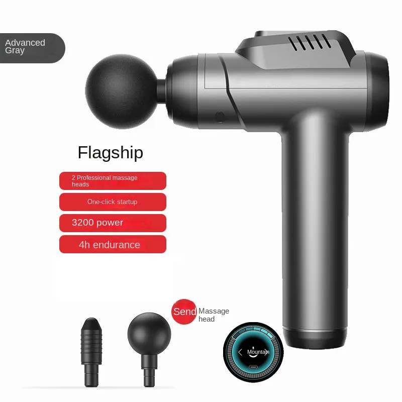 Dropshiping Massage Gun Muscle Massager Relax Electric AI Smart USB Charging For Neck Body Massage Fascia Gun