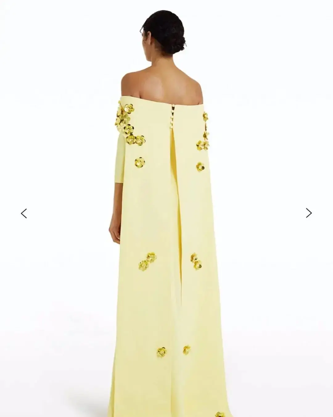 Elegant Strapless A-line Back Cape Backless Prom Dresses Flowers Three Quarter Back Strap Floor Length Evening Party فساتين women prom dresses