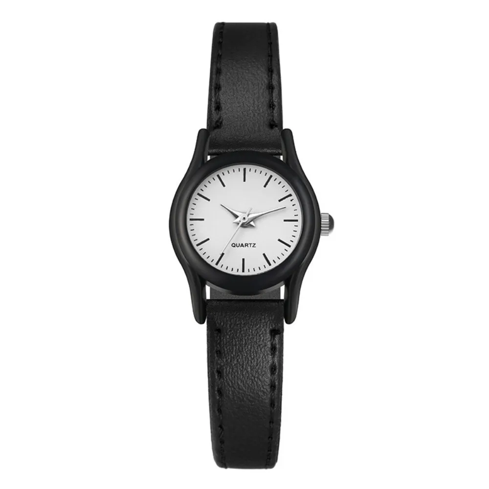 Elegant Quartz Leather Strap Wristwatch - Minimalist Design
