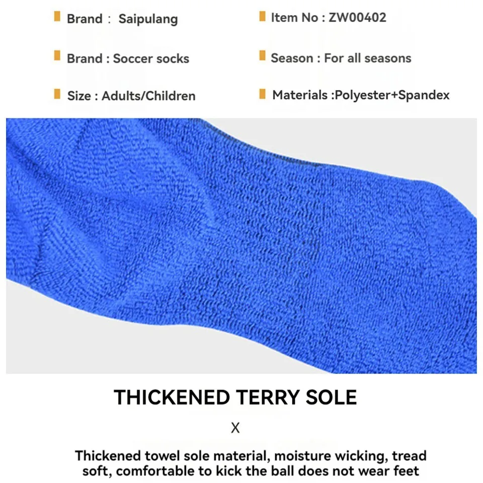 26-45 Children Adult Football Sports Long Knee Socks Kids Soccer Baseball Adults Legging Stockings Children Sports Sock Loogdeel, sports socks