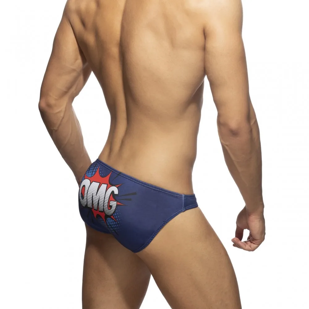 Sexy Gepolsterte Bademode Herren Niedrige Taille Schwimmen Bikini Badeanzug Slips Schnell Trocknend Badeanzug Unterwäsche Strand Surf Badehose Shorts Männlich – Detail 8