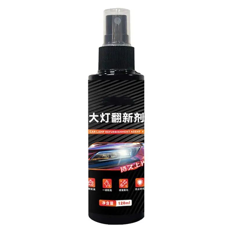 

Car Light Cleaner Car headlight restoration kits 120ml Automotive Headlight Cleaners Car Headlight Repair Spray Fluid Agent