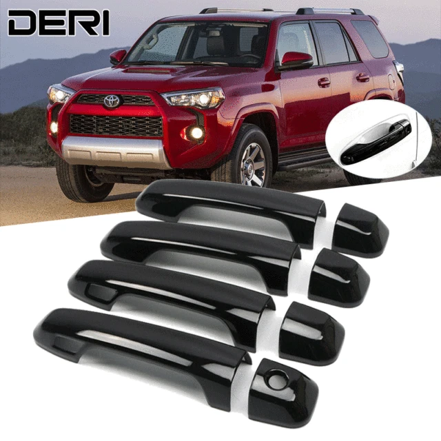 Glossy Black Door Handle Cover Trim for Toyota 4Runner 4 Runner 2014 2015  2016 2017 2018 2019 2020 2021 Car Exterior Accessories - AliExpress