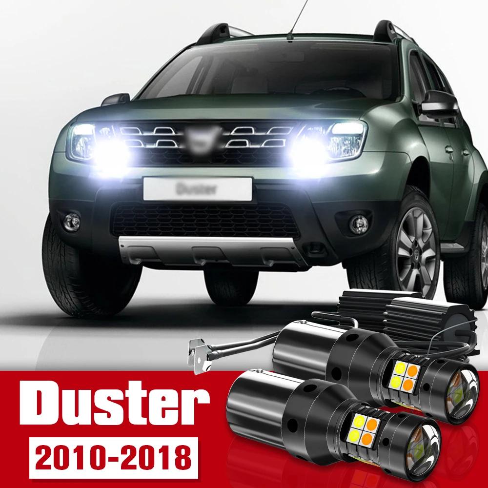 Clignotant et feux diurnes pour Dacia Duster, accessoires LED, mode  touristes, DRL, 2010-2018, 2011, 2012, 2013, 2014, 2015, 2016, 2 pièces