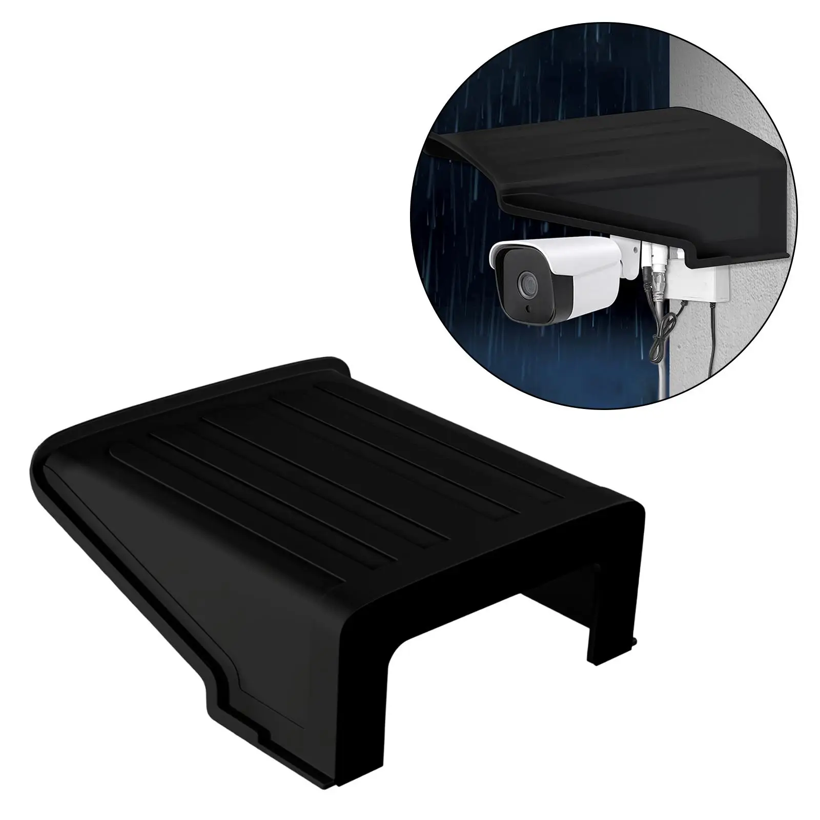 Security Camera Cover Shade Dustproof Sun Rain Shade Camera Housing Cover for Garden Shopping Mall Restaurant Courtyard Outdoor security camera cover