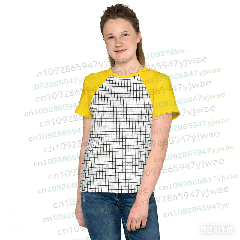Max Mayfield Gestreiftes Gitter-Cosplay-Kostüm, Sommer-Outfit für Damen und Herren, Lässiges Hemd, TV-Charakter-inspiriertes Fan-T-Shirt, Streetwear – Detail 7