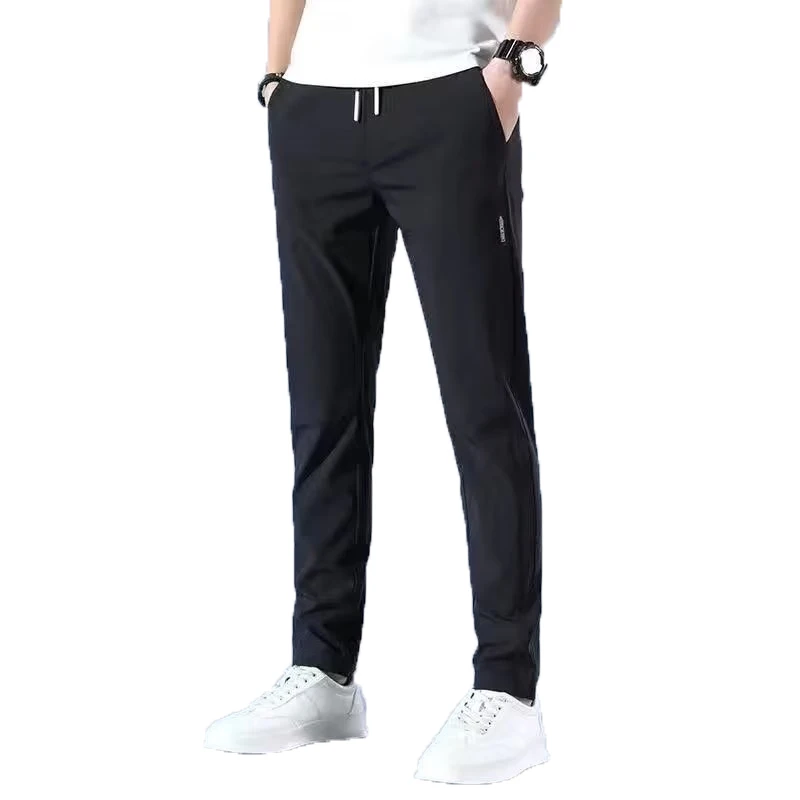 

Sweatpants straight tube loose trend men's summer super-thin summer casual pants