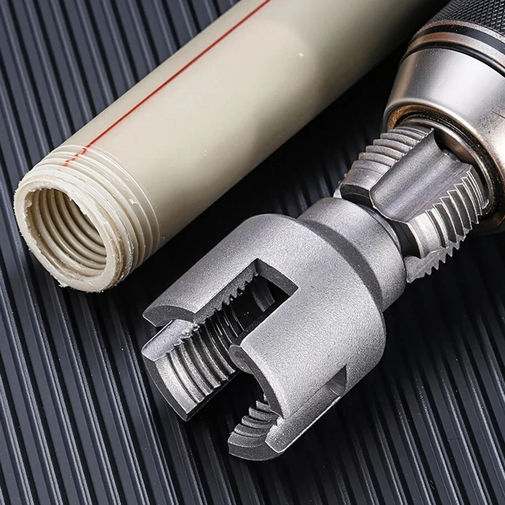2PCS 20MM+25MM 수도관 나사산 가공기 태핑툴 PPR/PVC 내부 나사/외부 나사 통합 다이 수도관 개봉기
