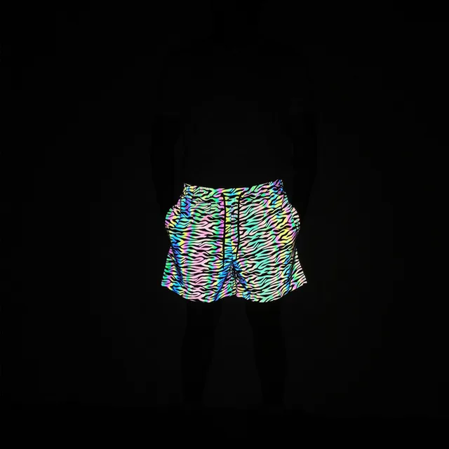 Men's Holographic Running Shorts 14