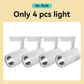 no rails white 4PCS
