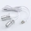 Led USB Spotlight 3W DC5V Jewelry Cabinet Showcase Counter Lamp Surface Mounted Ceiling Spot Light USB 5V Interface 2 in One 3
