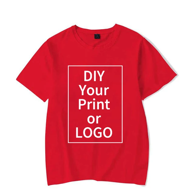 Fashion T Shirt Women Men Summer Customized Printed Tee Shirt DIY Photo Logo Brand Text Tshirt Personalize Your Clothing Shirt 3