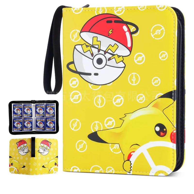 9 Pockets 432 Cartes Anime Pokemon Album Livre Pikachu Pokemon Xy Préféré  Jouer Carte du jeu Binder Dossier Noël Gift_s