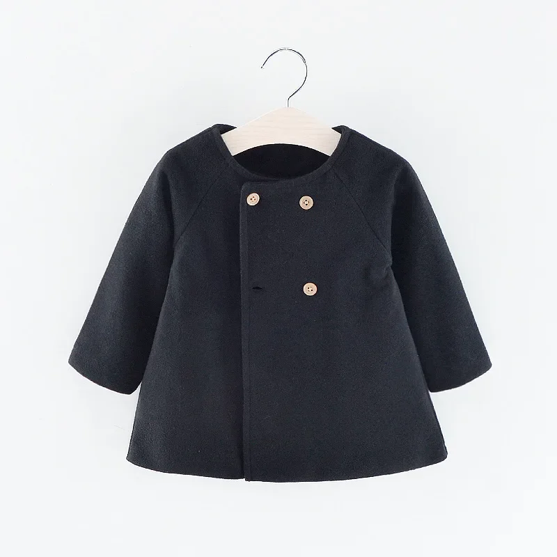 Baby Girls Solid Coat 3