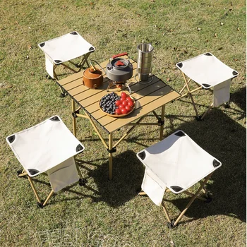 야외 Mazar 접이식 벤치, 편리한 낚시 캠핑 피크닉 접이식 의자