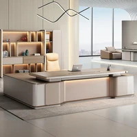 High End Work Office Desk Executive Boss Light Luxury Design Computer Desks Modern Storage Escritorio Oficina Office Furniture