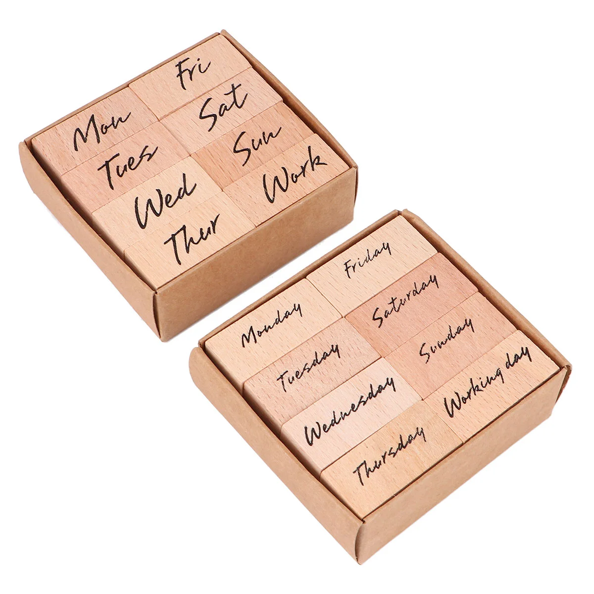 

16 Pcs Stationery Supplies Mini Educational Toys for Kids Wooden Imagination Development