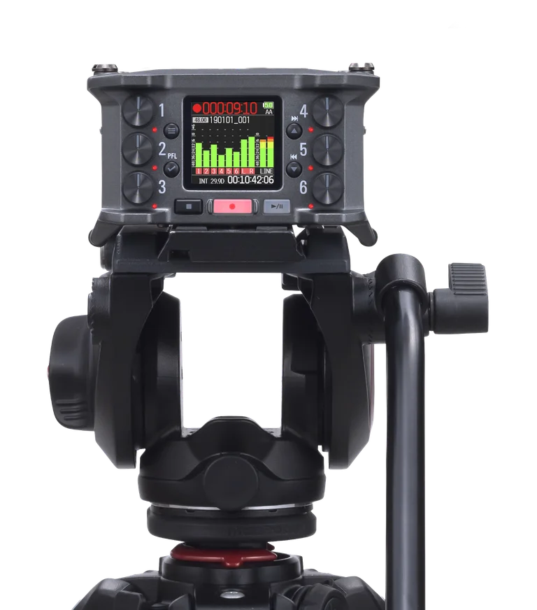 Zoom F6 professional field recorder high quality mic preamps 6  