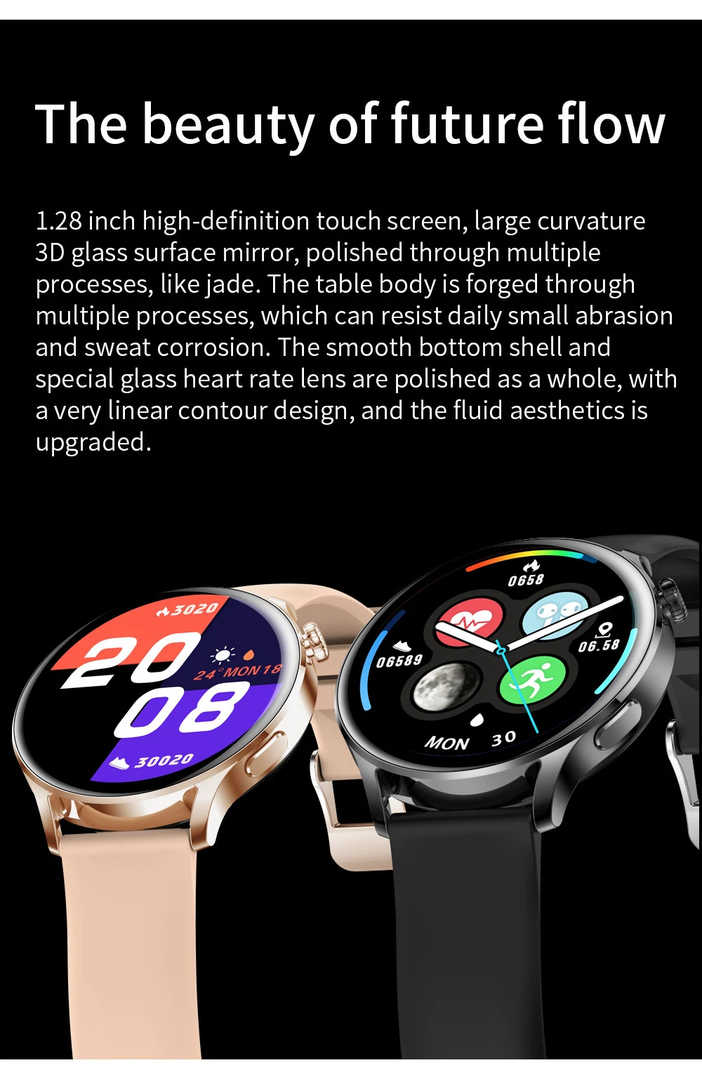 2022 New Smart watch Men Full touch Screen Sports fitness watch Bluetooth is Suitable For Android ios Bluetooth Call Smart watch