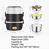 For  Rice Cooker Stainless Steel 2/3 Layers Steamer Portable Meal Thermal Heating Lunch Box Food Container Warmer 5